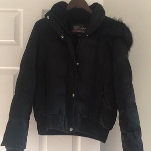 Black winter coat